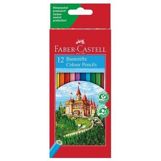 Faber-Castell Farveblyanter - Slot - 12 stk - Multifarvet