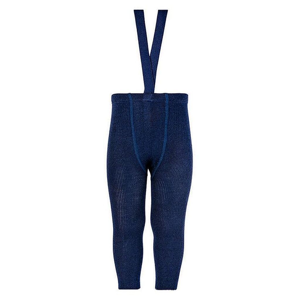 Condor Leggings m. Seler - Uld/Akryl - Navy Blue