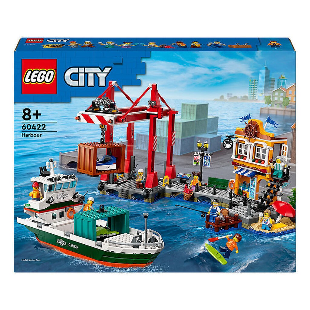 LEGOÂ® City - Havnefront med Fragtskib 60422 - 1226 Dele