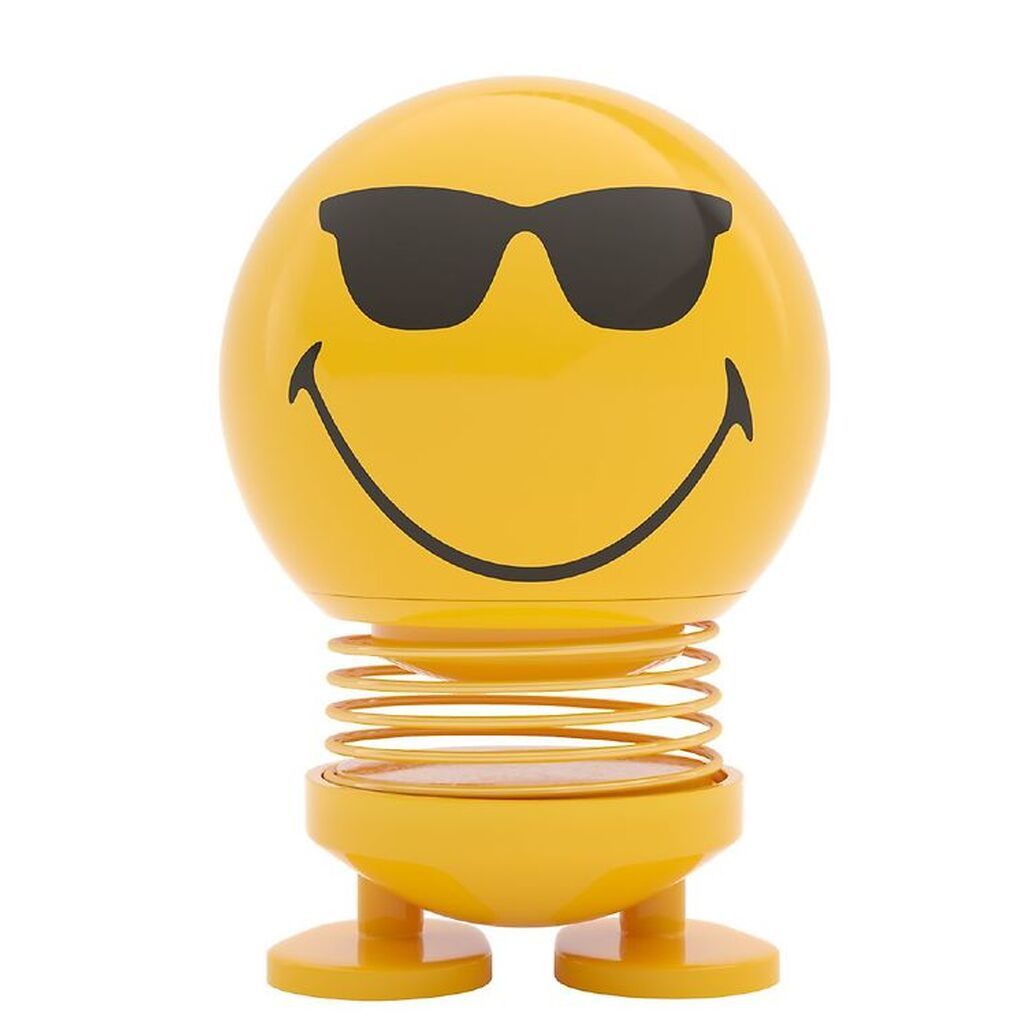 Hoptimist Baby Smiley Cool - 8 cm - Gul