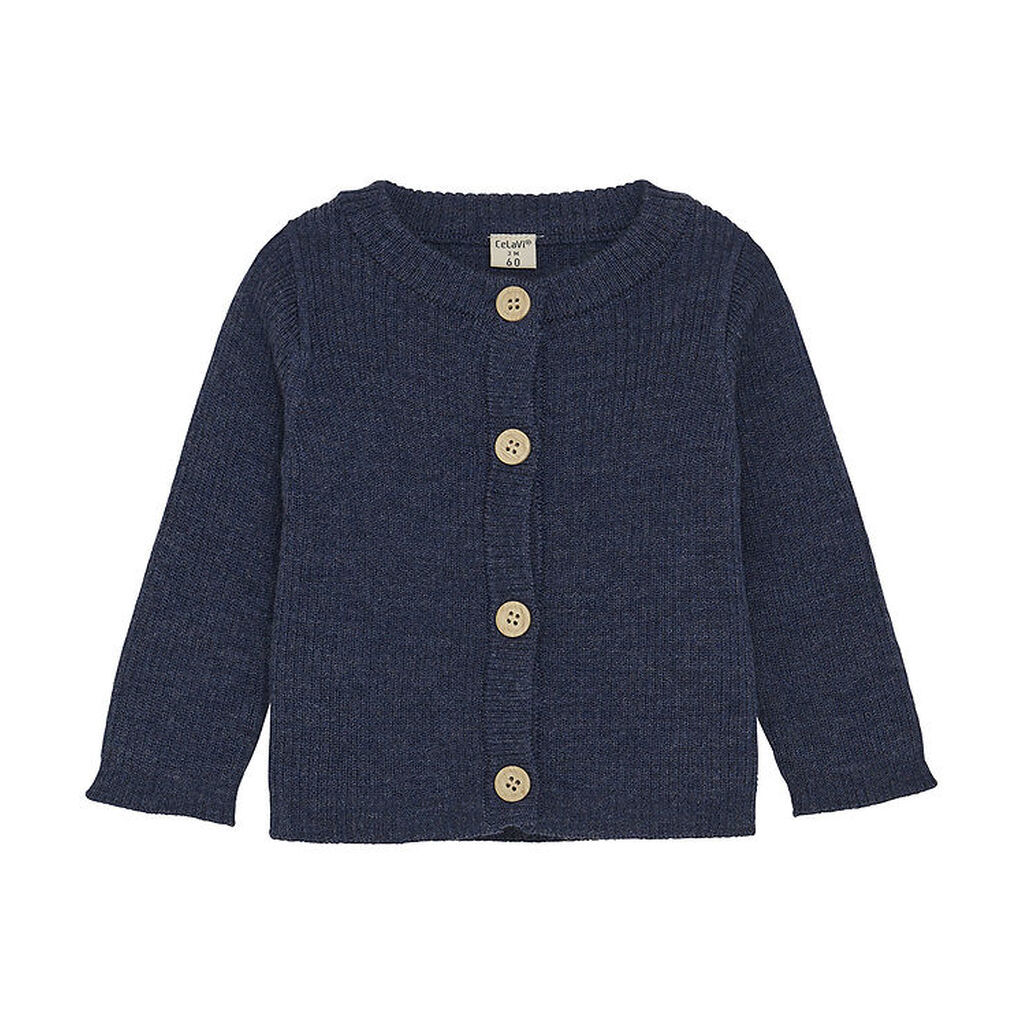 CeLaVi Cardigan - Uld - Strik - Naval Academy Melange