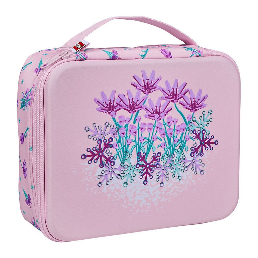 LEGOÂ® Madkasse Taske - Flowers - 3 L - Lyserød