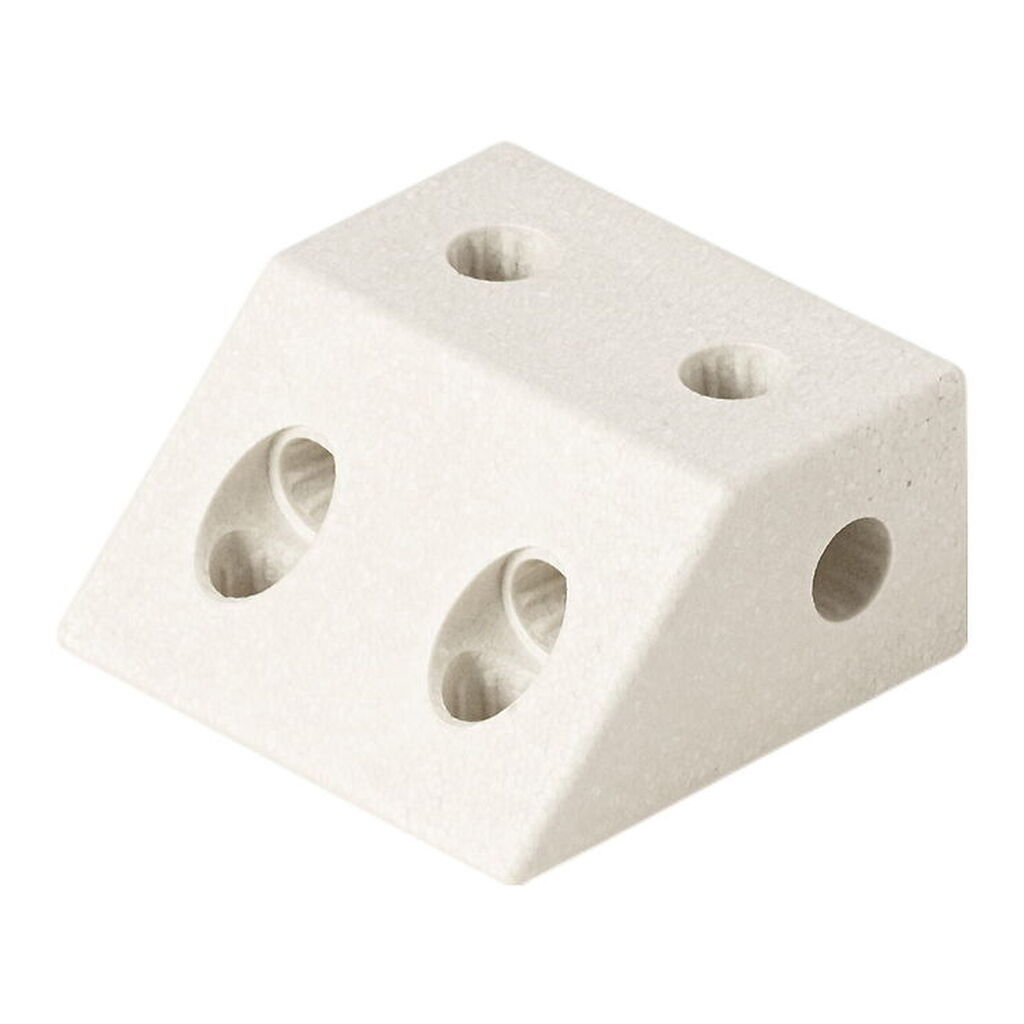 MODU Klods Vinkel - 20x20x10 cm - Sand Grey