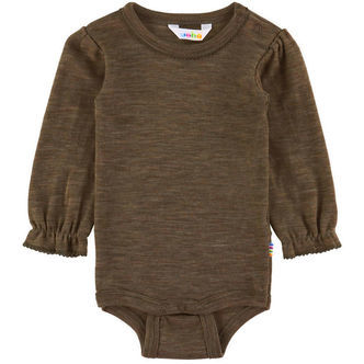 Joha Body l/æ - Uld/Silke - Brun Meleret