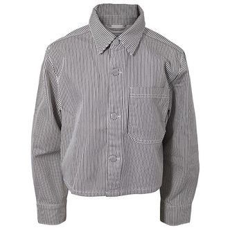 Hound Jakke - Cropped - Stribet - Black/Off White