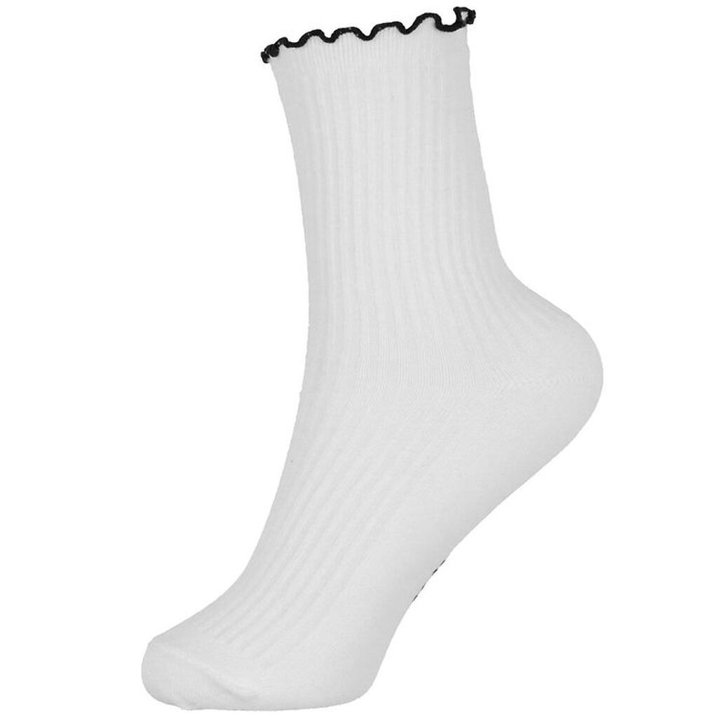 LMTD Strømper - NlfHenry - Bright White/Sort