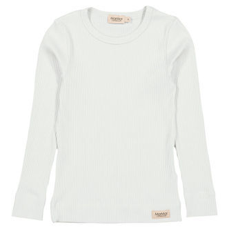 MarMar Bluse - Rib - Modal - Plain - Mint Chalk