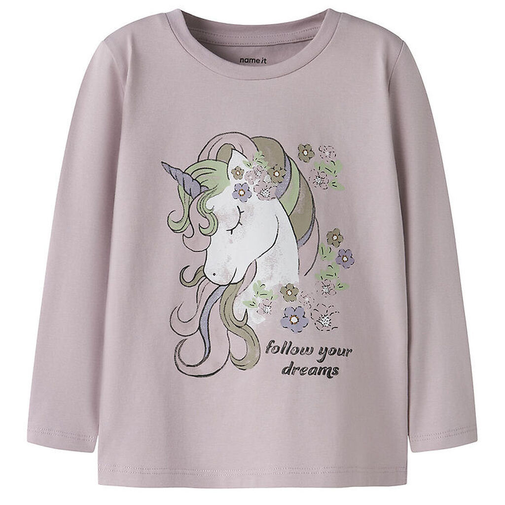 Name It Bluse - NmfTulinea - Dawn Pink m. Print