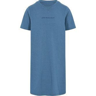 JBS Natkjole k/æ - Bambus - Blå