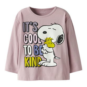 Name It Bluse - NmfDrema - Snoopy - Dawn Pink