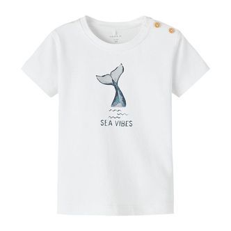 Name It T-shirt - NbmFogat - Bright White