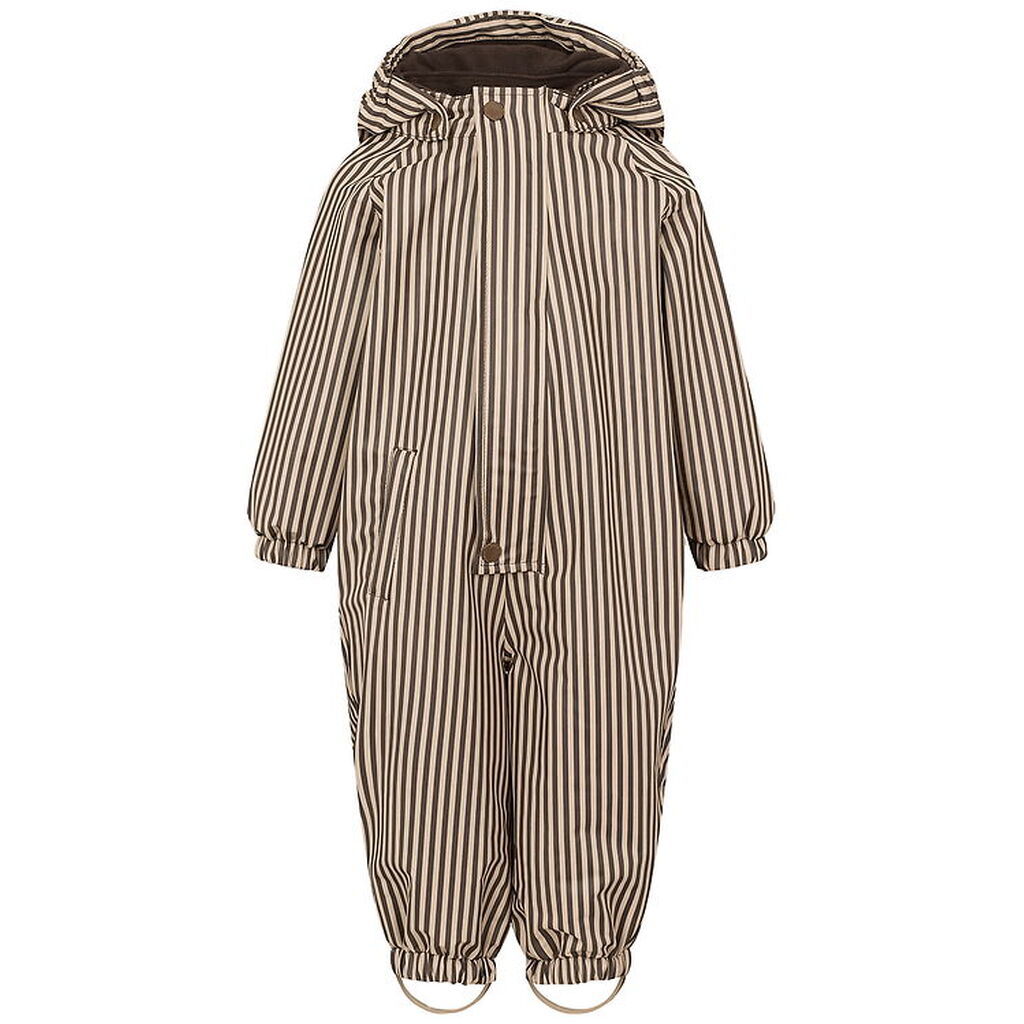MarMar Regndragt m Fleece - PU - Orion - Brown Stripe