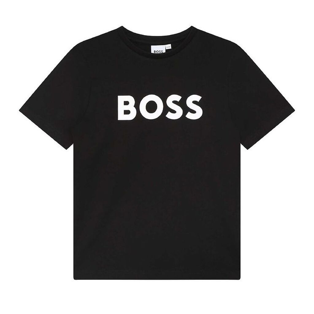 BOSS T-shirt - Sort m. Hvid