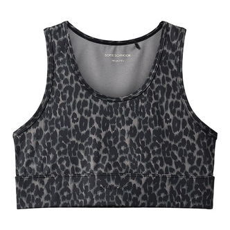 Sofie Schnoor Træningstop - Karasy - Grey Leopard