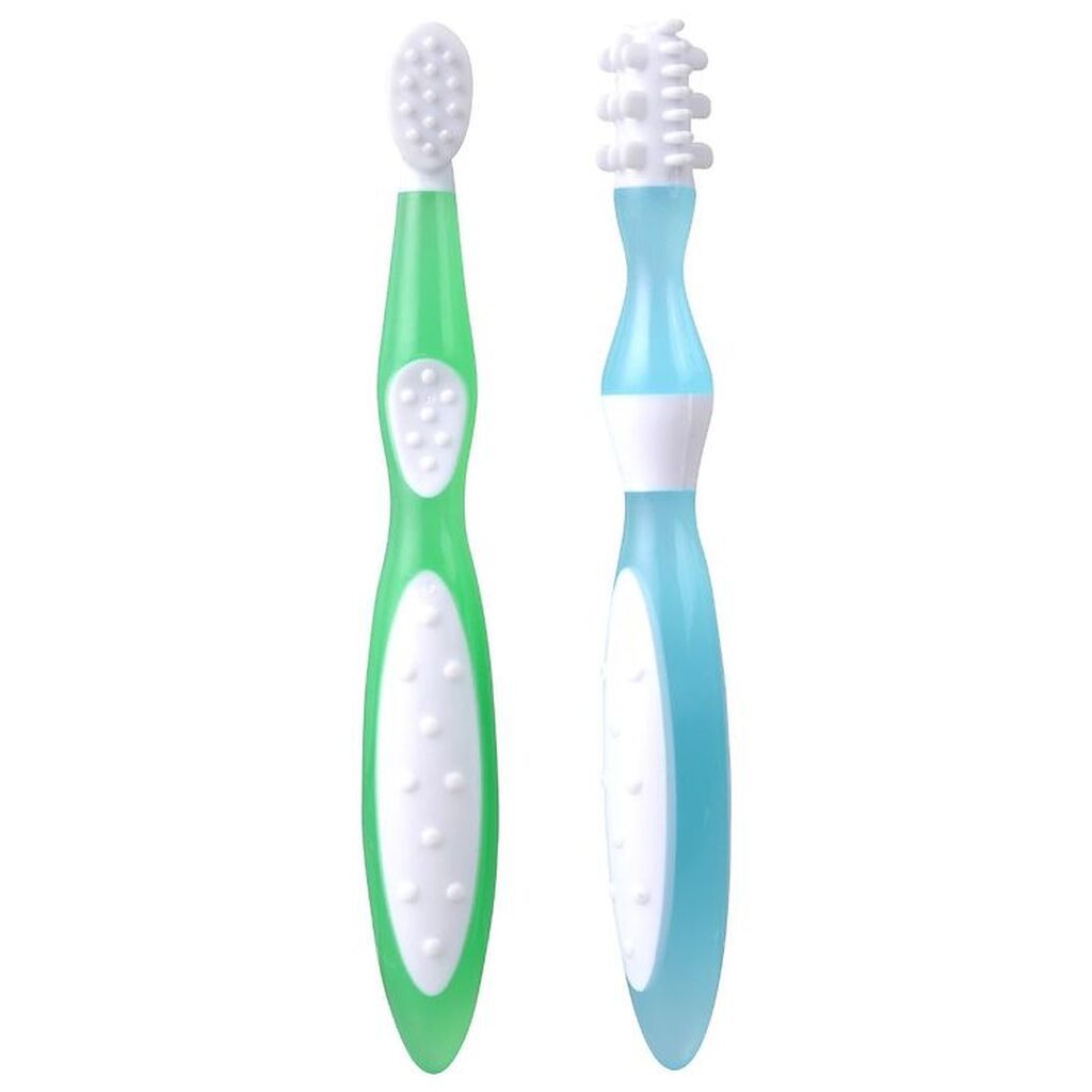 KidsMe Min Første Tandbørste - Blå/Grøn