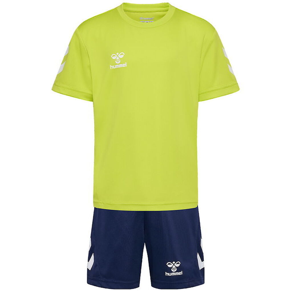 Hummel Træningssæt - HmlLogo - Lime Punch/Marine
