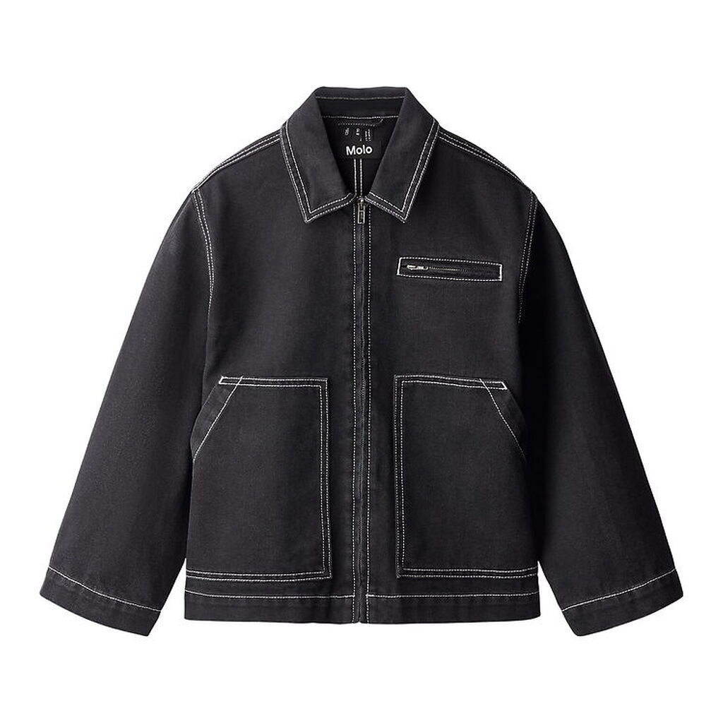 Molo Denimjakke - Hetson - Washed Black
