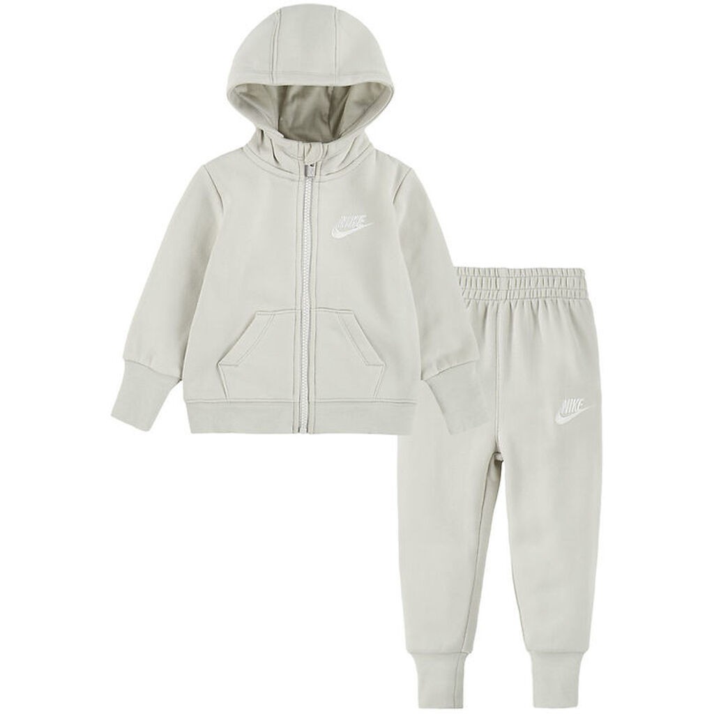 Nike Sweatsæt - Cardigan/Sweatpants - Light Bone