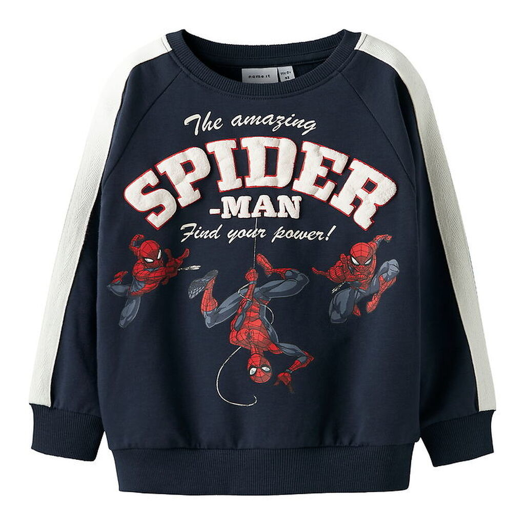 Name It Sweatshirt - NmmObert - Spiderman - Navy Blazer