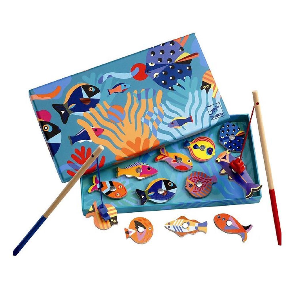 Djeco Fiskespil - Magnetisk - Grafiske Fisk