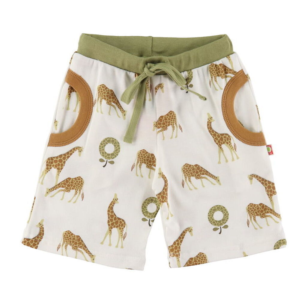 Katvig Shorts - Hvid m. Giraf