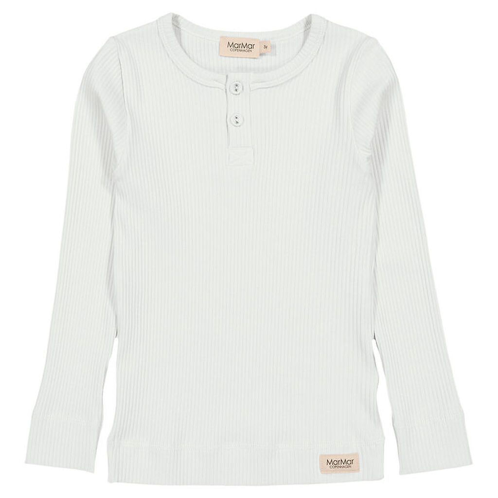 MarMar Bluse - Rib - Modal - Mint Chalk