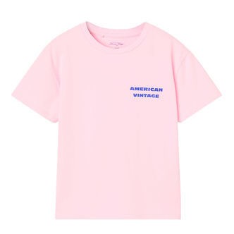 American Vintage T-shirt - FizValley - Baby Pink Vintage