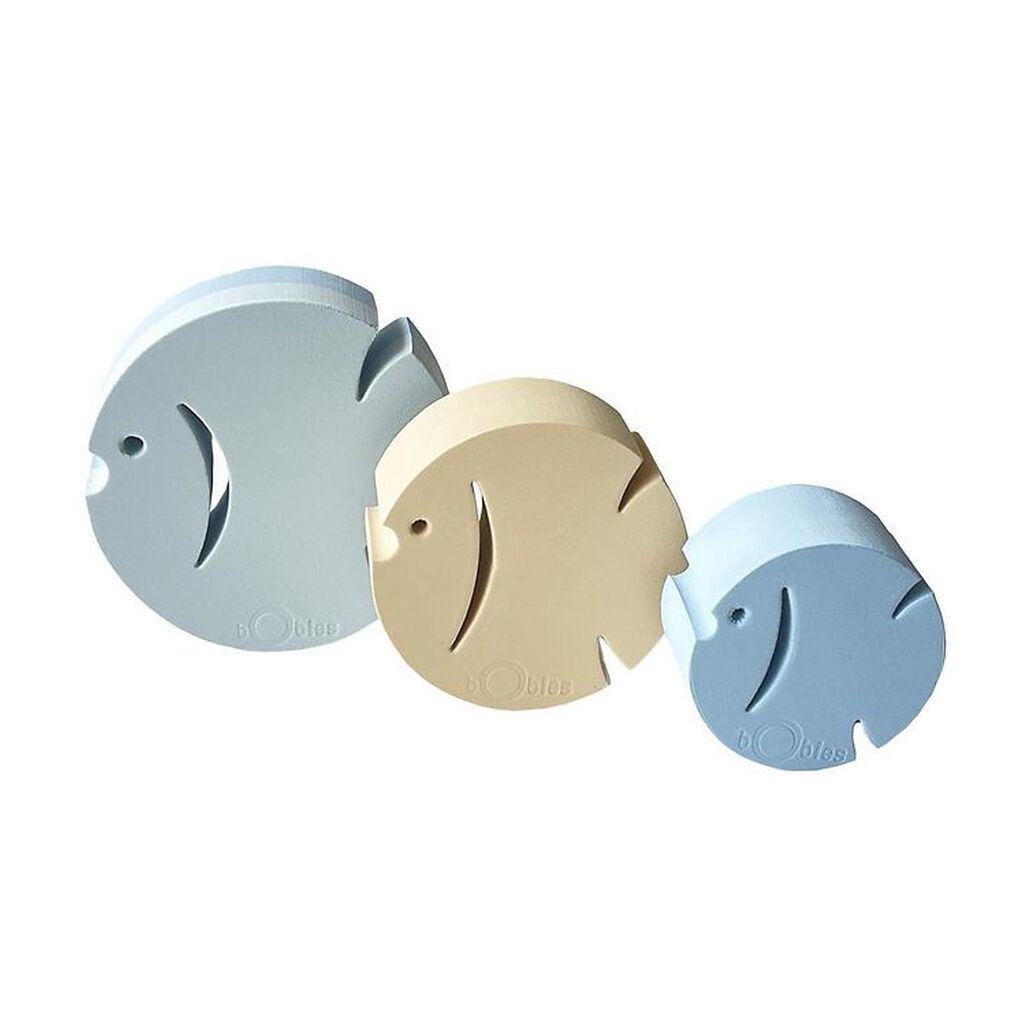 bObles Fisk - 3-pak - 15x5/12x5/9x5 cm - Mist