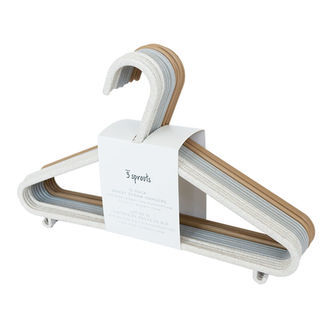 3 Sprouts Bøjle - 15-pak - 29,5 x 17,5 cm - Creme/Grå/Brun