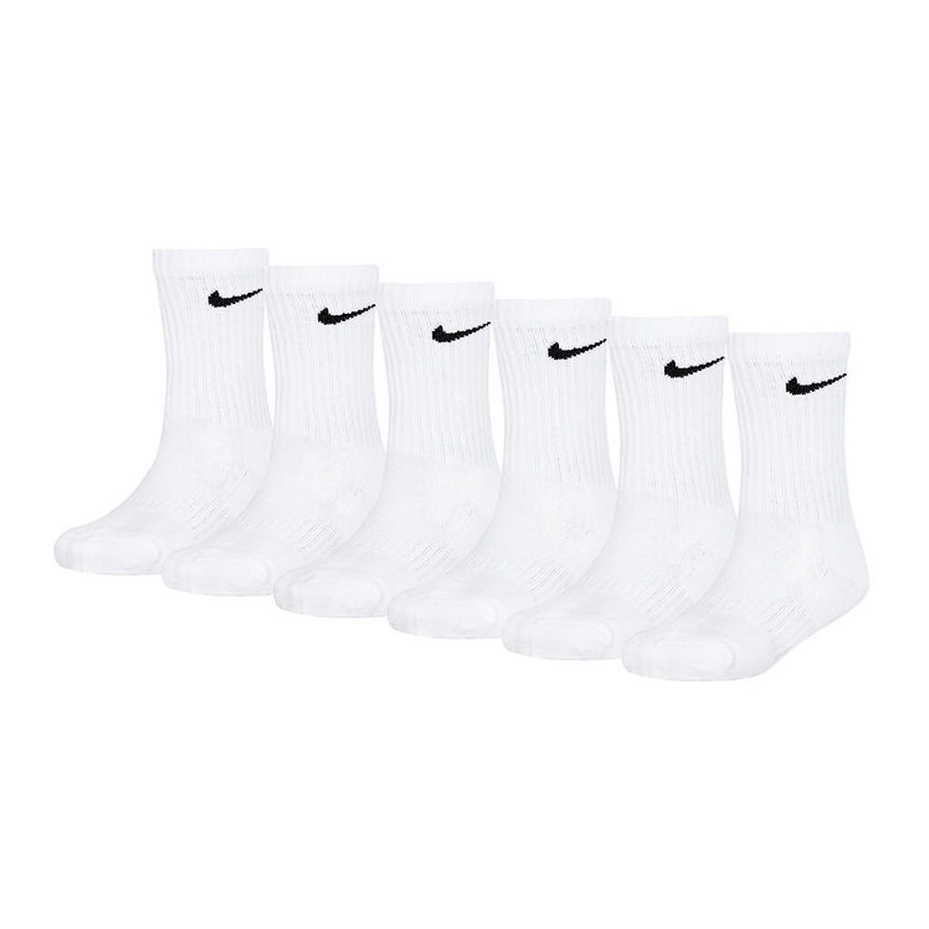 Nike Strømper - Cushioned - Dri-Fit - 6-Pak - Hvid