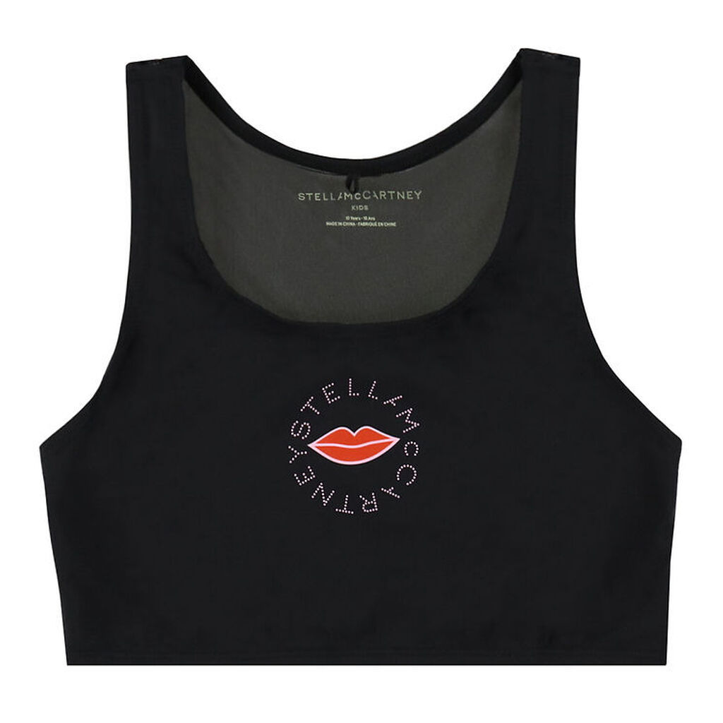 Stella McCartney Kids Badetop - UV50+ - Sort m. Læber