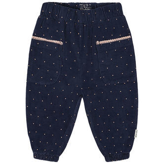 Hust and Claire Fløjlsbukser - HCTrine - Naval m. Prikker