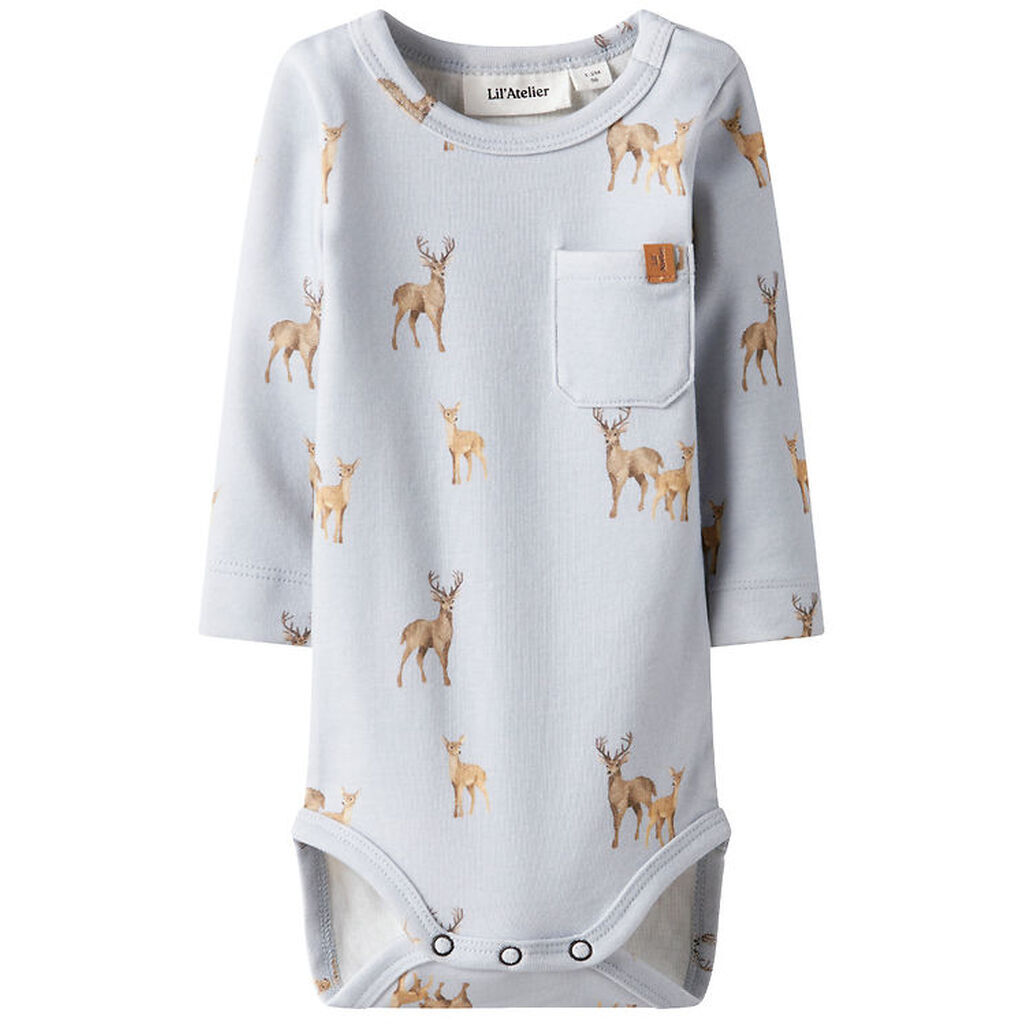 Lil' Atelier Body l/æ - NbmLayo - Gray Dawn/ Deer