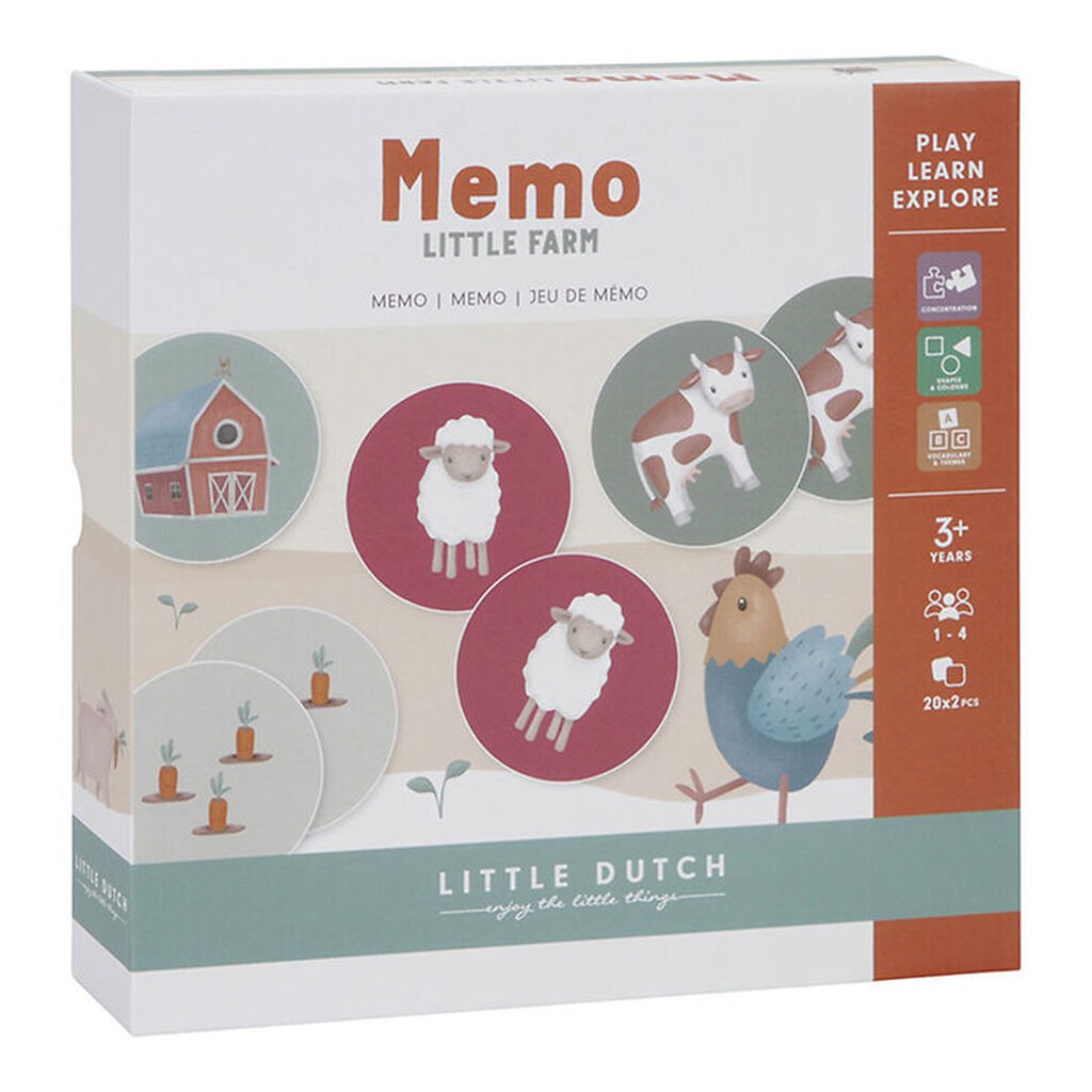 Little Dutch Vendespil - 40 Brikker - Little Farm