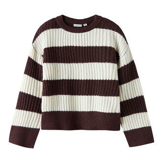 Name It Bluse - Strik - NkfTotina - Oxblood Red