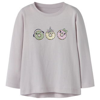 Name it Bluse - NmfViolet - Lilac Marble/Donuts