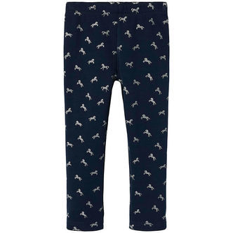 Name It Leggings - NmfTavina - Dark Sapphire/Glitter