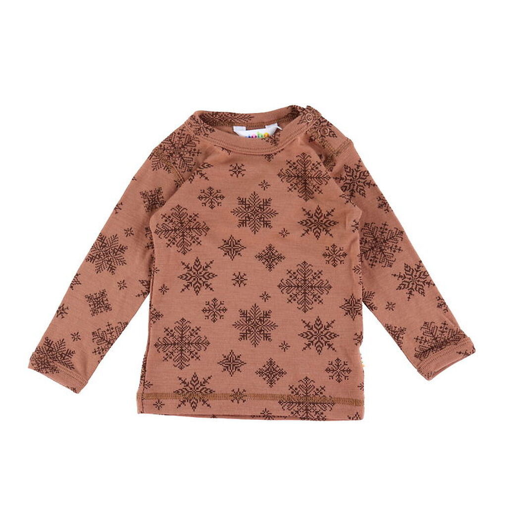 Joha Bluse - Uld - Rust frv.