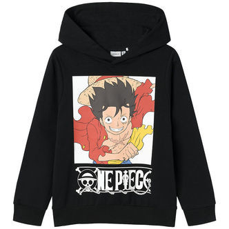 Name It Hættetrøje - Noos - NkmJeph Onepiece - Sort m. Print