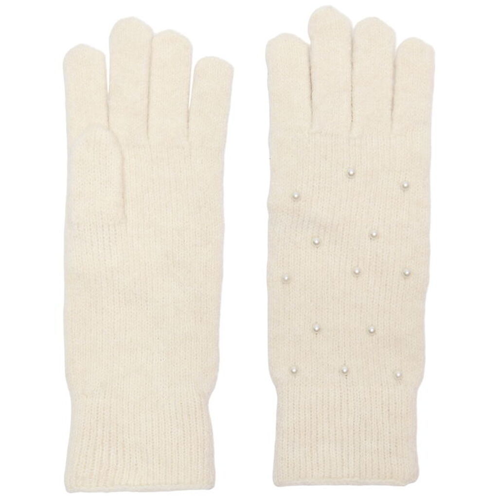 Kids Only Hansker - Strik - KogChyna - Whitecap Gray/Pearls