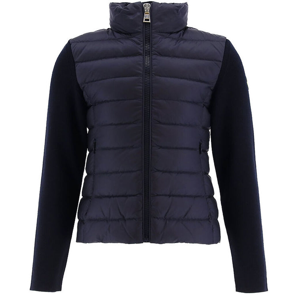 Moncler Cardigan - Uld/Dun - Navy
