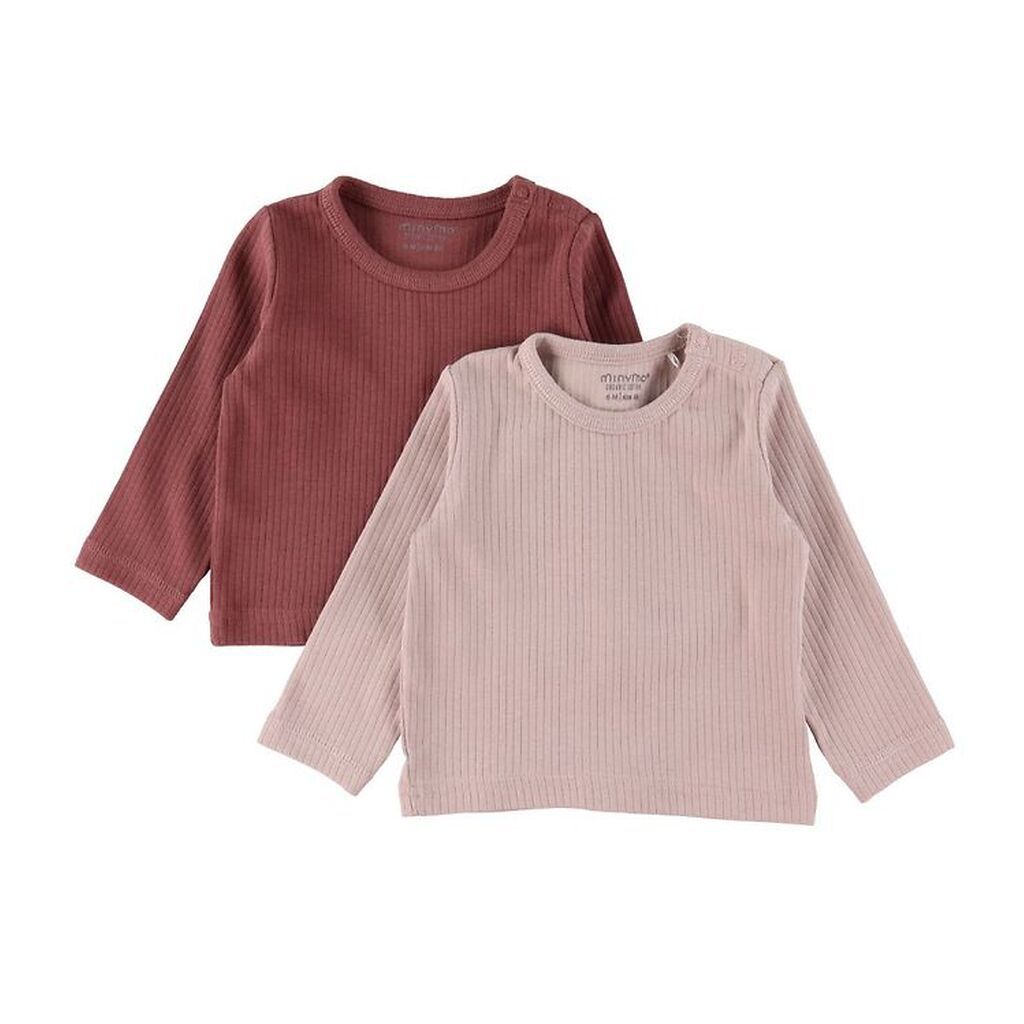 Minymo Bluse - 2-pak - Violet Ice