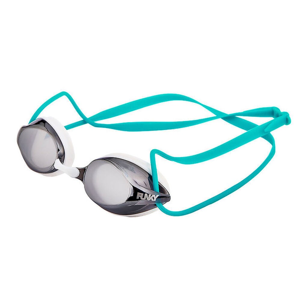 Funkita Svømmebriller - Training Machine - White Wash Mirrored