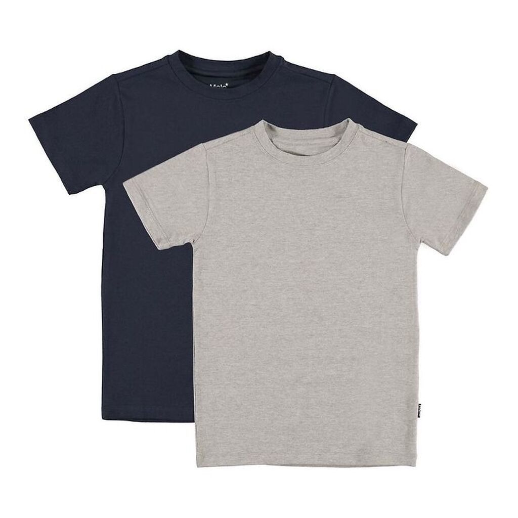 Molo T-Shirt - 2-pak - Navy/Grey