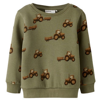 Name It Sweatshirt - NmmOpa - Dusty Olive