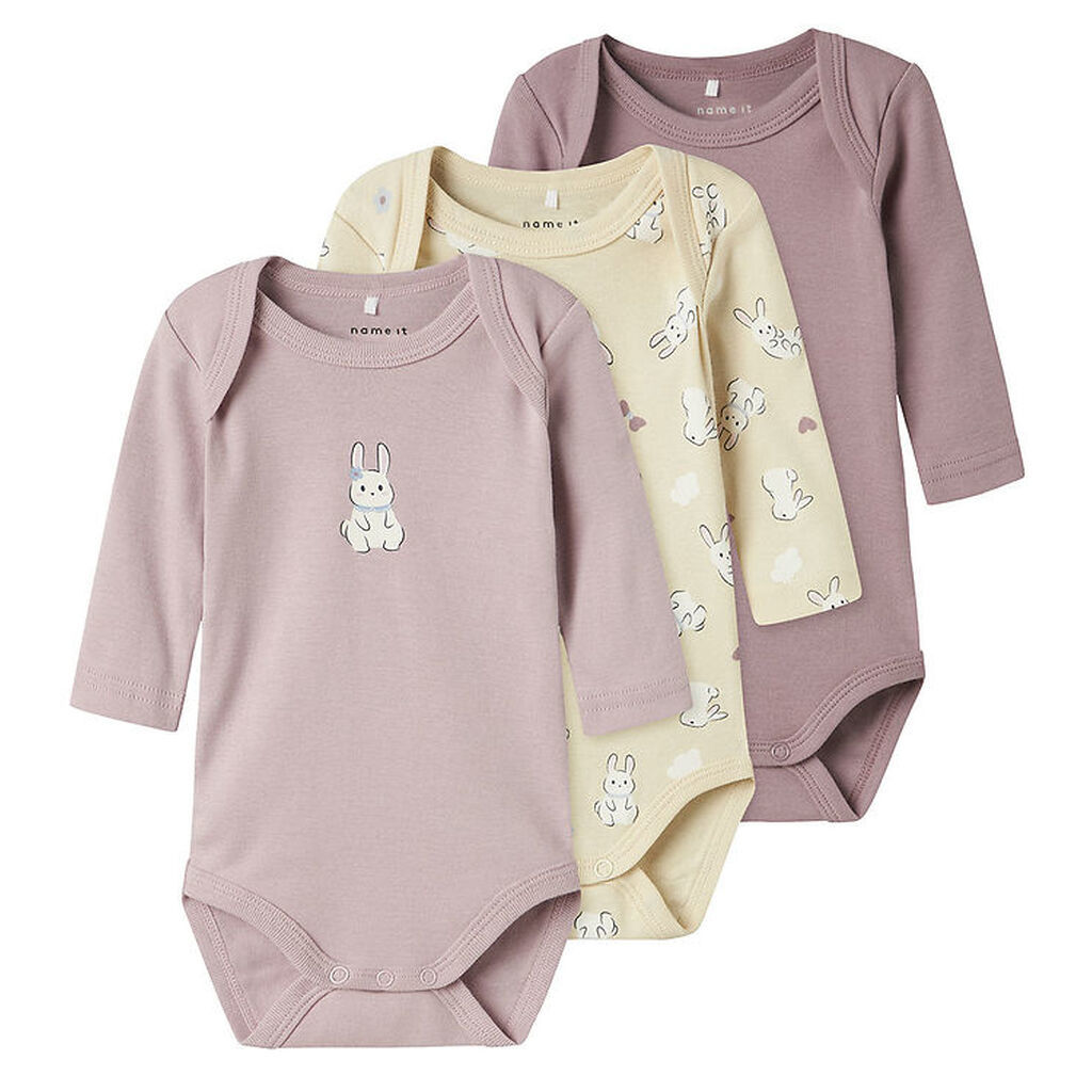 Name It Body l/æ - Noos - 3-pak - Summer Sand