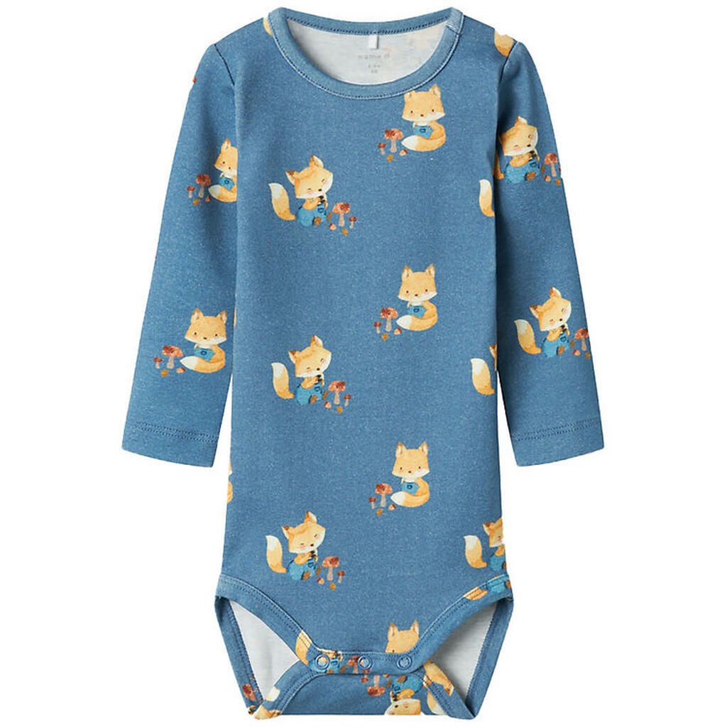 Name It Body l/æ - NbmLox - Coronet Blue/Melange