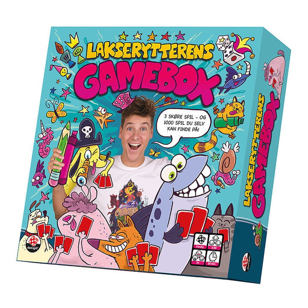 Danspil Brætspil - Lakserytternes Gamebox