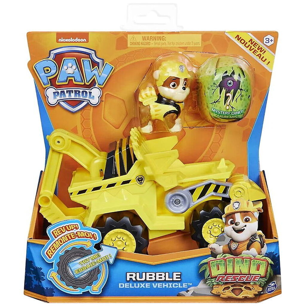 Paw Patrol Legetøjsbil - Dino Rescue - Rubble