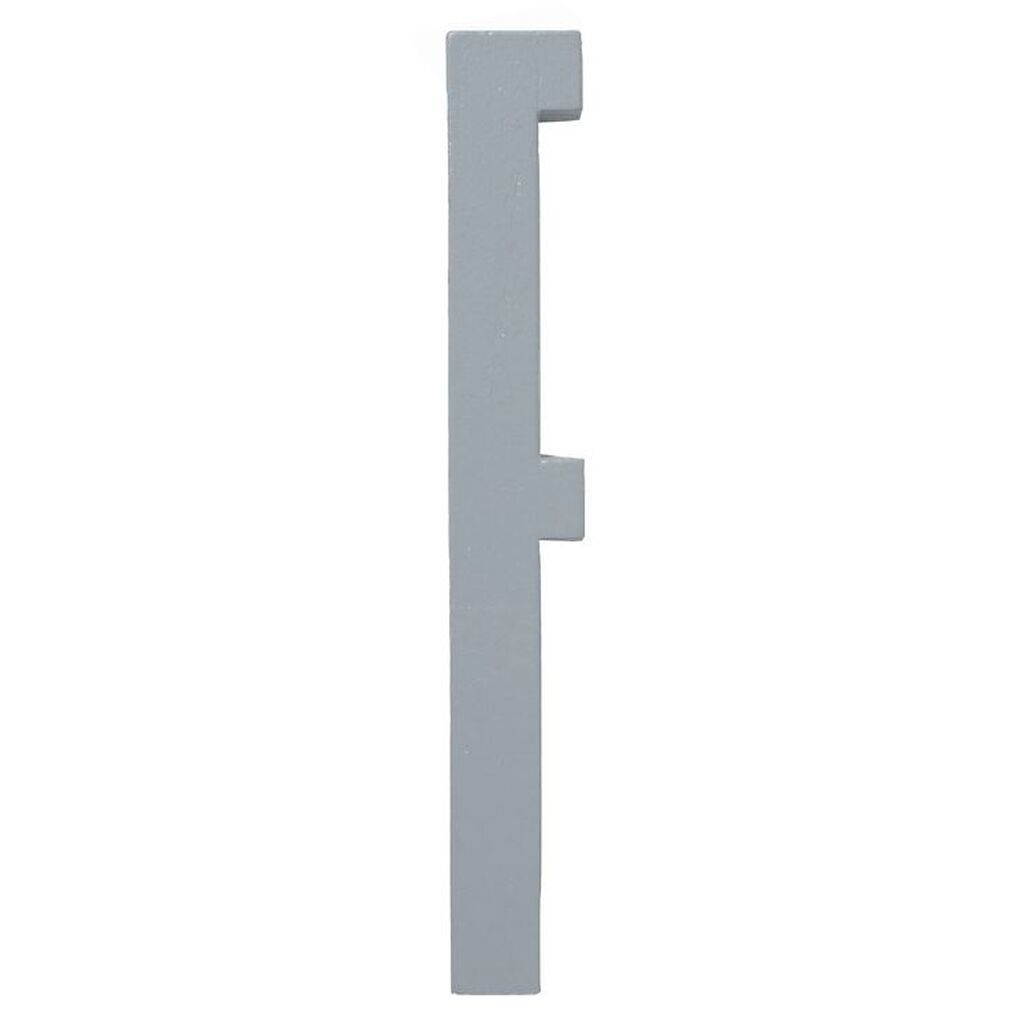 Design Letters Træbogstav - F - Grå